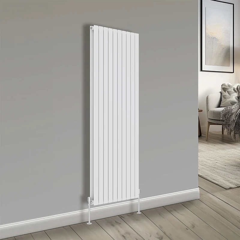 NRG White Double Flat Panel Radiator 1800x680mm - 7077-8977 BTU