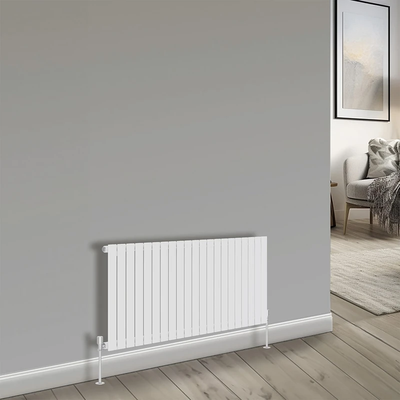 NRG Bathroom Radiator White 600x1428mm Single Flat Panel for Living Room and Kitchen
