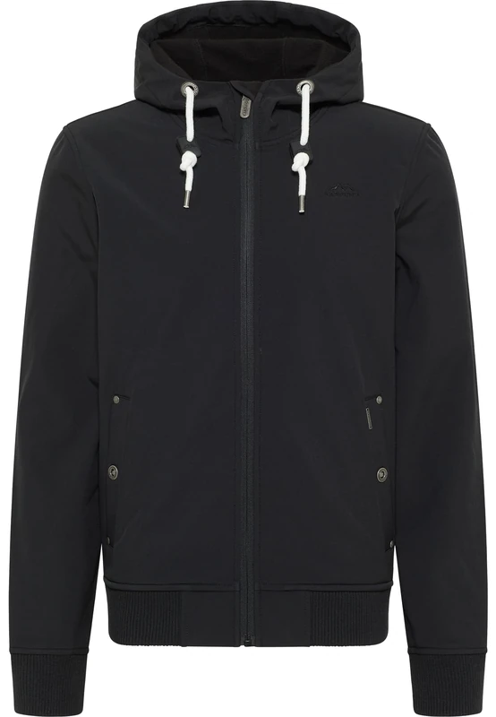 Colina Men's Softshell Blouson Sweatshirt, Black, S