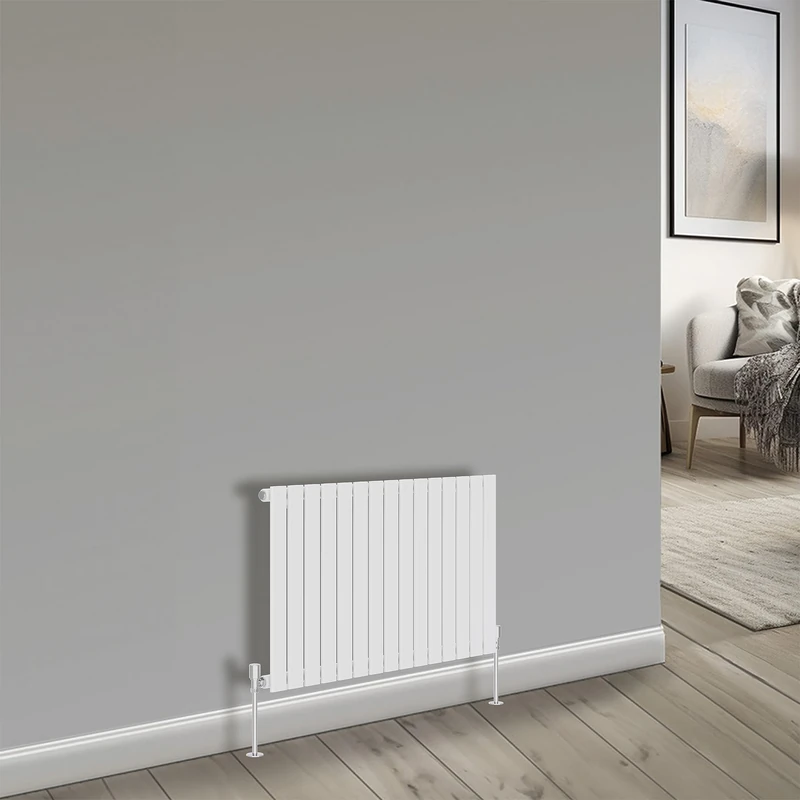 NRG Bathroom Radiator White 600x1020mm Single Flat Panel for Living Room and Kitchen