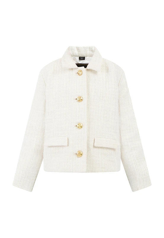 caspio Mädchen Blazerjacke 26927478-CA06, Wollweiss, 122 Blazer, - Image 1