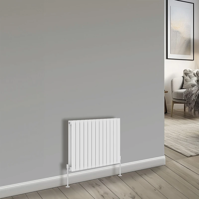 NRG Bathroom Radiator White 600x884mm Double Flat Panel for Living Room and Kitchen