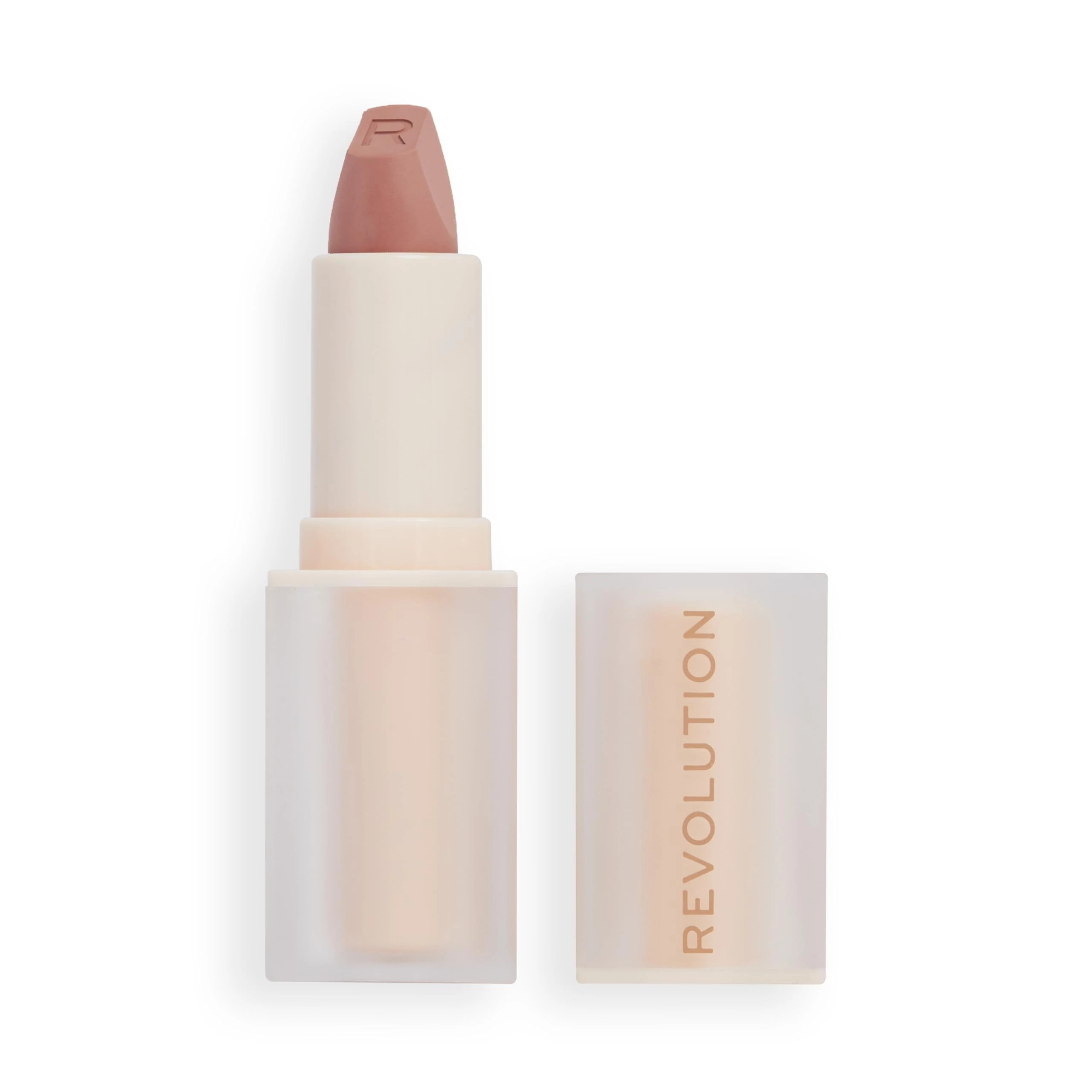 Makeup Revolution Lip Allure Soft Satin Lipstick, Satin-luxe Finish, All-Day Wear, Queen Pink