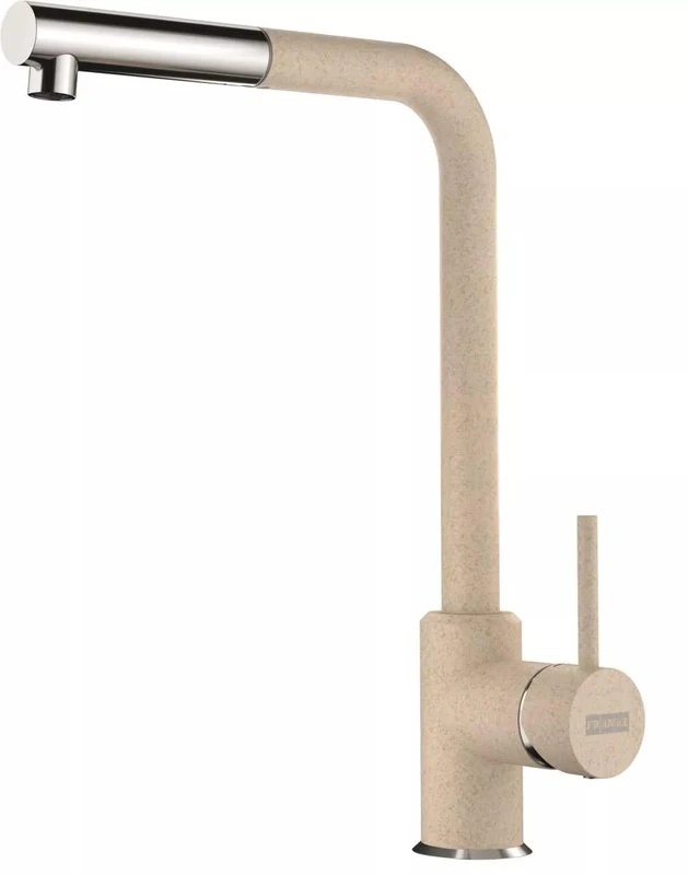 Kitchen Sink tap Made of Brass with a Pull-Out spout from Franke Sirius L Side Pull-Out - Chrome/Beige - 115.0668.383