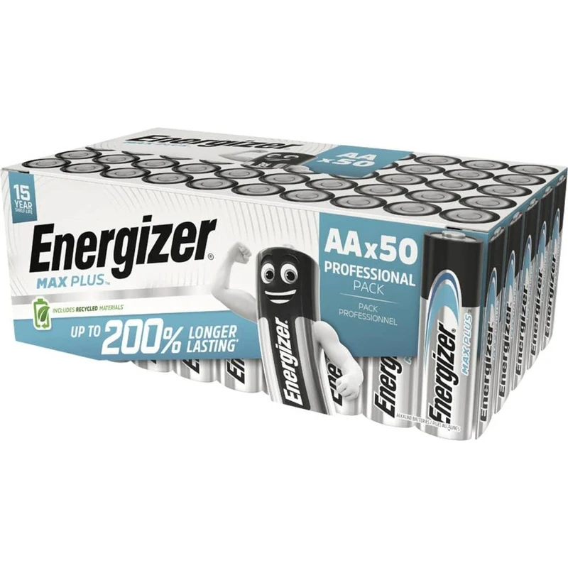 Energizer Max Plus AA Battery Pk50