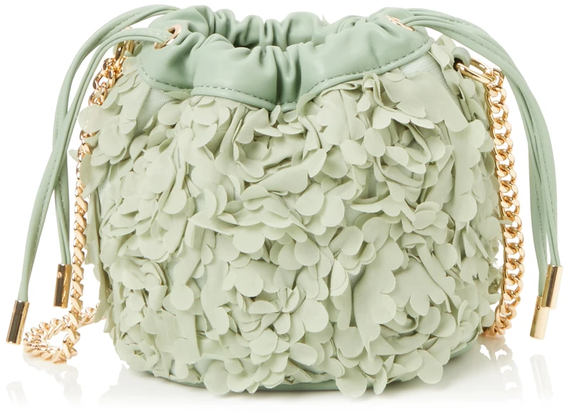 NAEMI Women's Bucket shoulder bag, Green, One Size