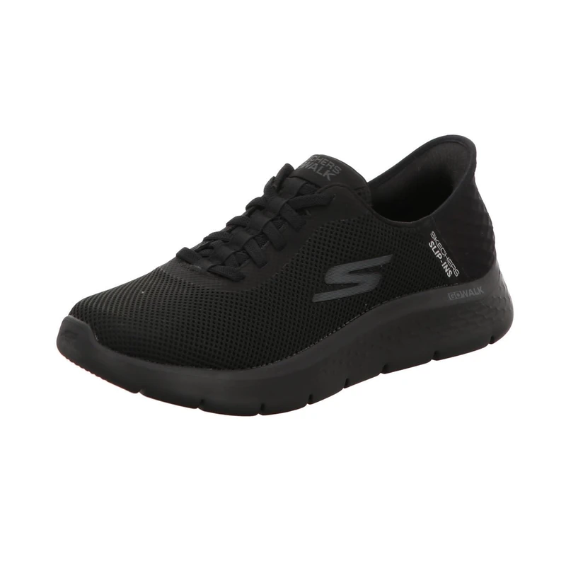 Skechers Men's Free Slip-ins Go Walk Flex-Hands Up Sneaker, Black, 14.5 UK