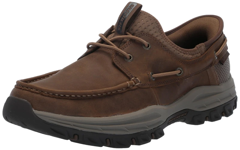 Skechers USA Men's Men's Knowlson-Shore Thing Hands Free Slip-in Moccasin, Desert, 9 UK