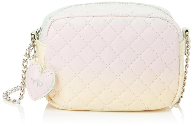 UCY Women's Crossbody Crossover Body Bag, Pink Multi-Coloured, One Size