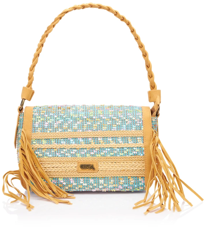 aleva Women Umhängetasche Shoulder Bag, Blue, One Size