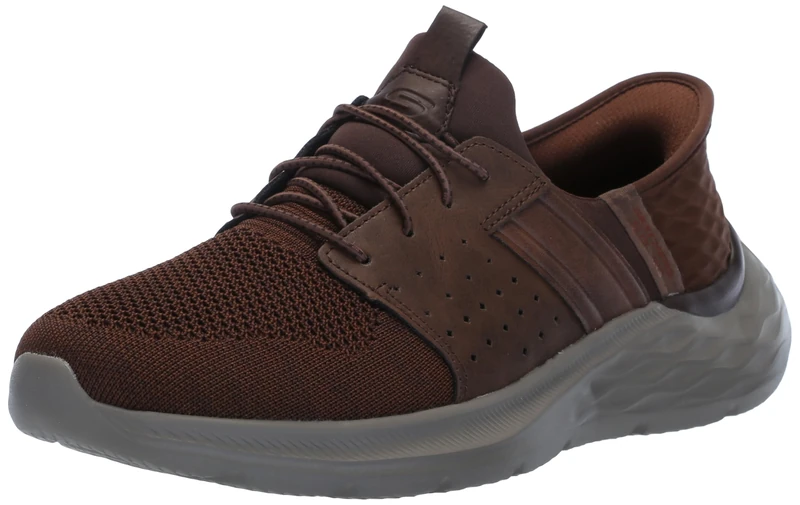 Skechers Men's Garner-Newick Hands Free Slip-in Moccasin, Brown, 8.5 UK - Image 1