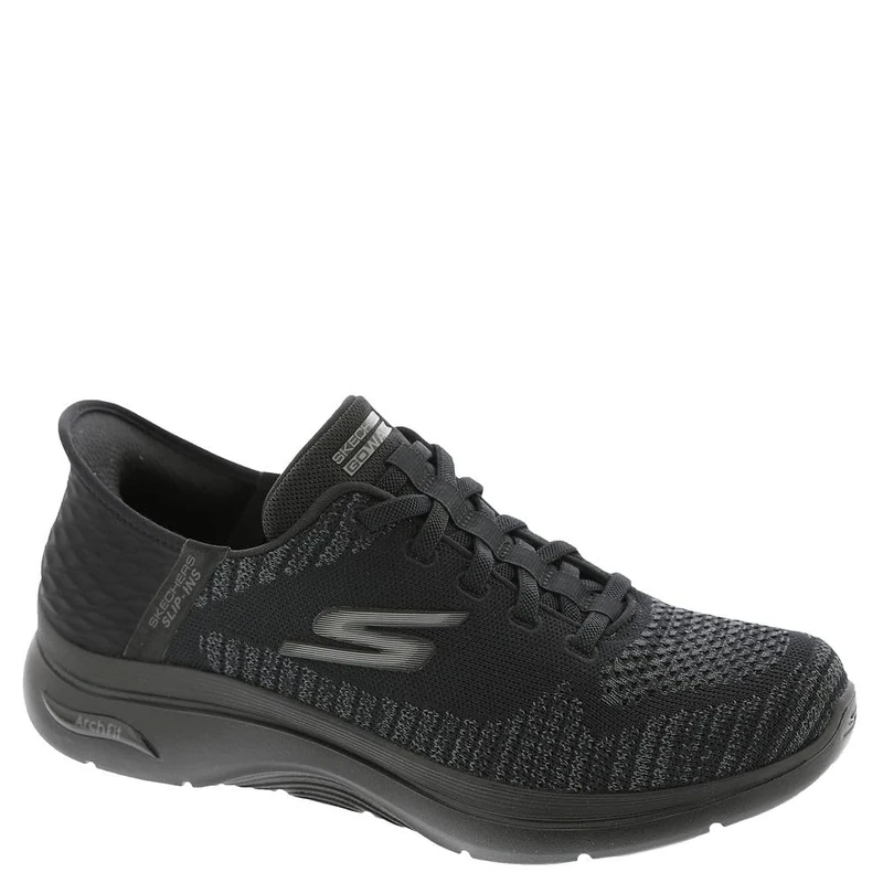 Skechers Men's Go Walk Arch Fit 2.0 Grand Select 2 Sneaker, Black Textile, 11.5 UK