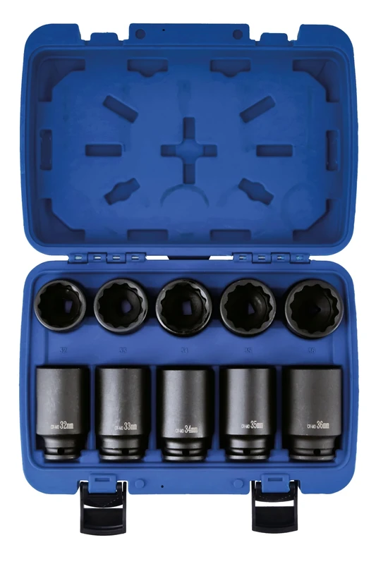 Laser 8700 Impact Hub Nut Socket Set 1/2" D 10pc