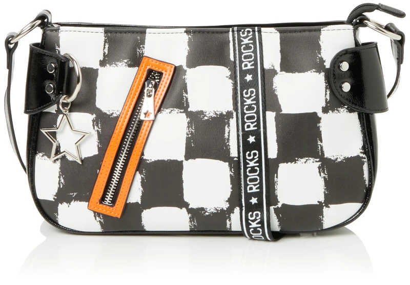 speedlight Women's Shoulder Bag, White Black, One Size