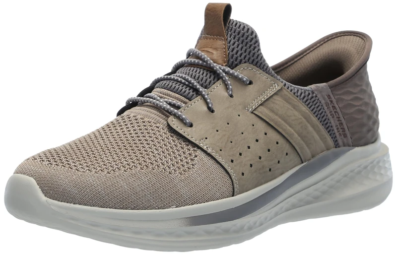 Skechers Men's Slade-Ocon Hands Free Slip-in Moccasin, Beige, 6 UK - Image 1