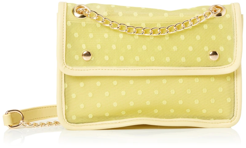 UCY Women's Shoulder Bag, Yellow, One Size - Image 1