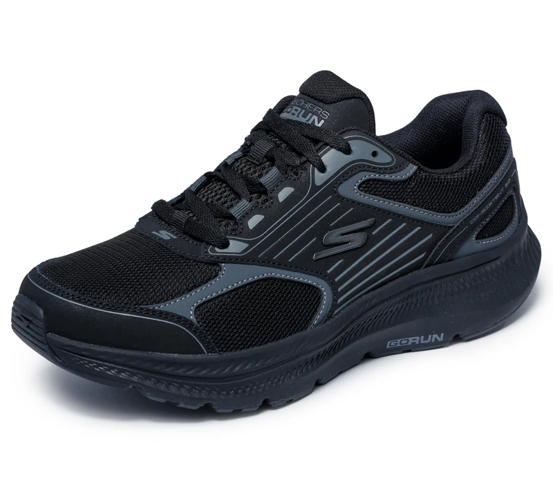 Skechers Mens Trainer GO Run CONSISTENT 2.0 Sneaker, Black, 9.5 UK