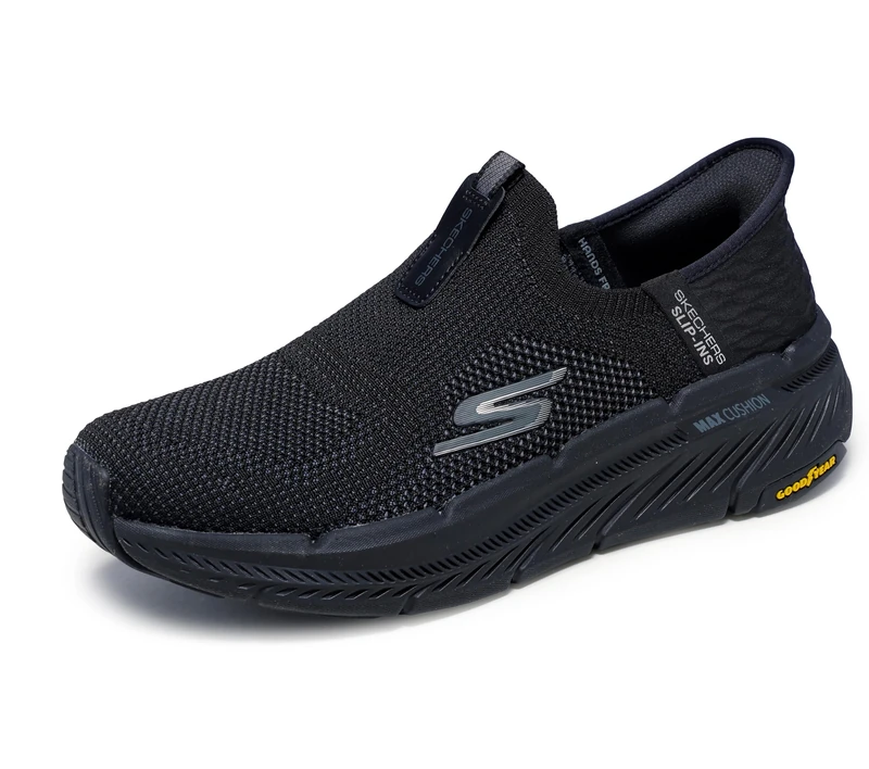 Skechers Mens Mx CSH Pm 2 Runners Black Tex/Syn 7 (41)