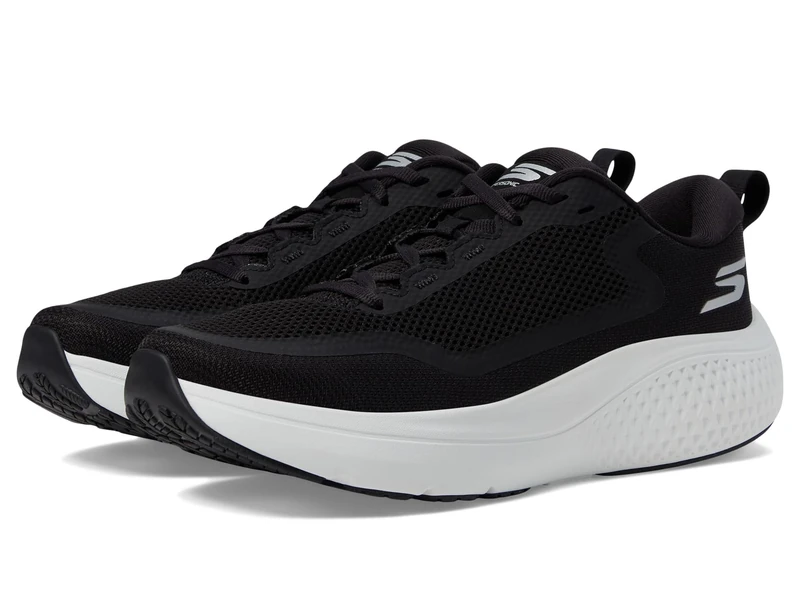 Skechers Go Run Supersonic Max Running Shoes - SS24 Black White