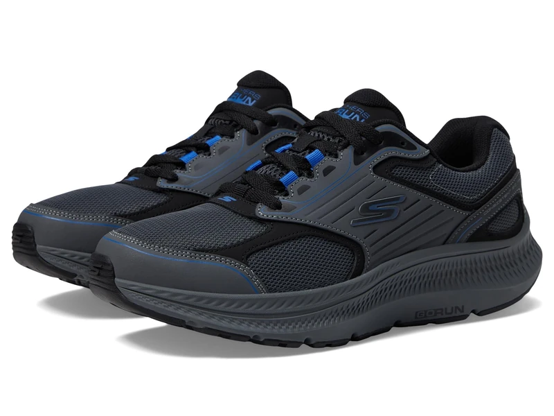 Skechers Men's Go Run Consistent 2.0 Sneaker, Charcoal/Blue, 10.5 UK Wide - Image 1