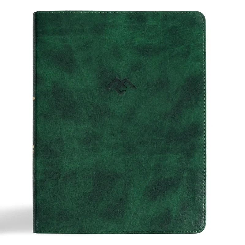 CSB Men of Character Bible, Revised and Updated, Forest Leathertouch - Image 1