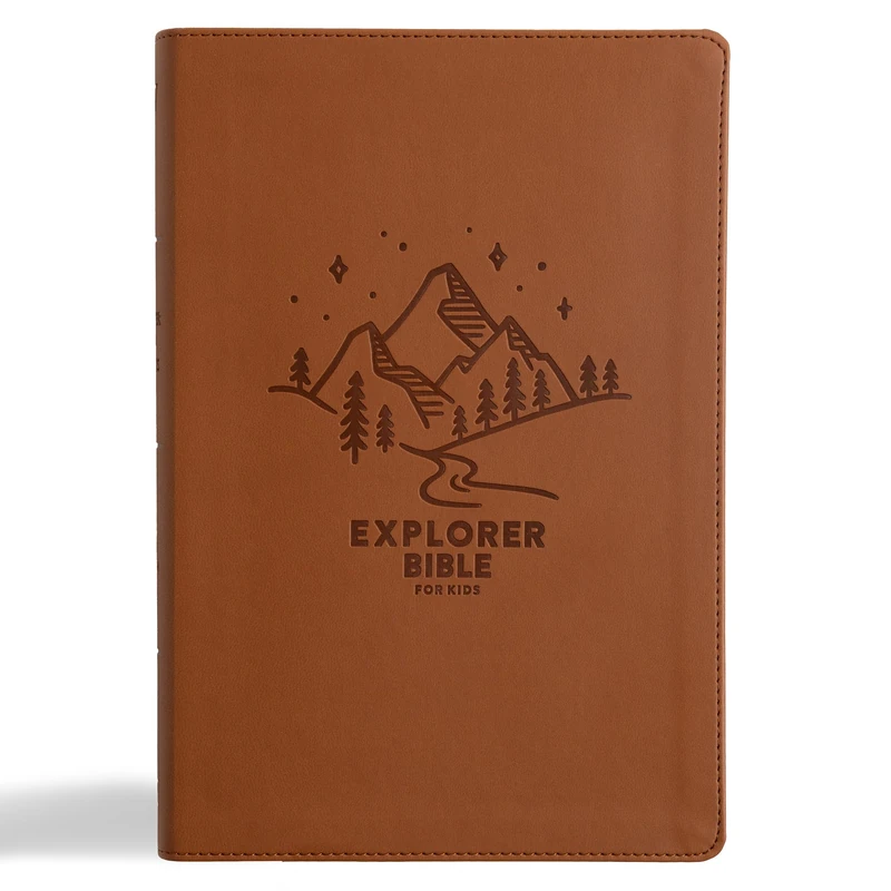 KJV Explorer Bible for Kids, Brown Leathertouch: Placing God's Word in the Middle of God's World