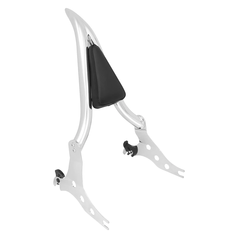 HDBUBALUS Motorcycle Sissy Bar Detachable Split Passenger Backrest Pad Fit for Harley Softail Breakout 2013-2023 Fat Boy FLFBS 2018-2023 Chrome