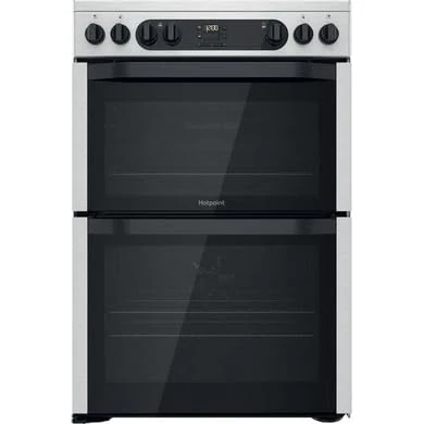 Hotpoint Electric Double Cooker - Stainless Steel