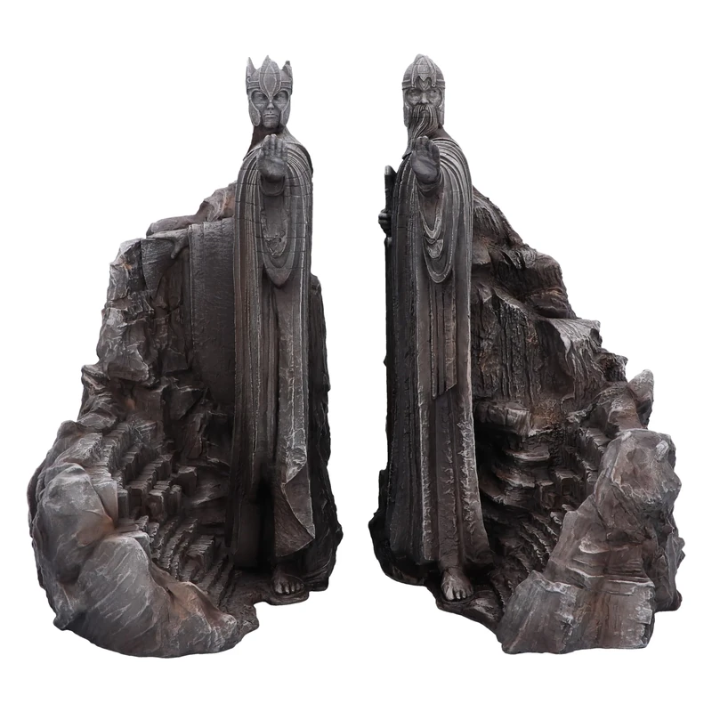 Nemesis Now Lord of the Rings Gates of Argonath Bookends 19cm, Resin, Grey, Officially Licensed Lord of the Rings, Lord of the Rings Showpiece, Cast in the Finest Resin, Expertly Hand-Painted
