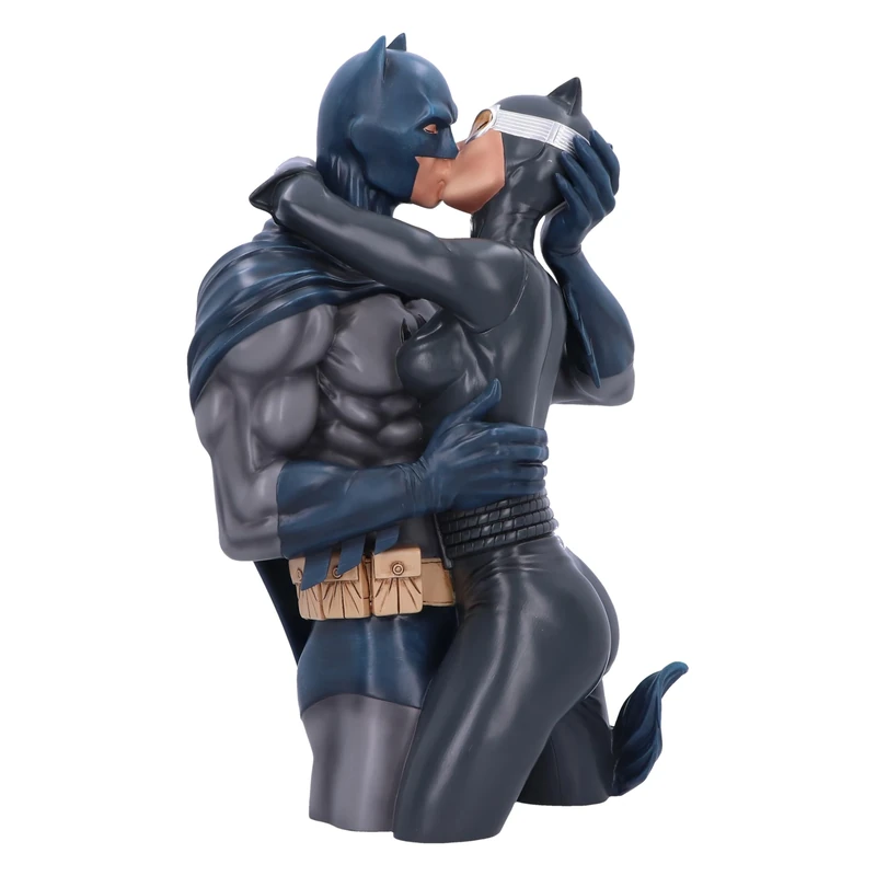 Nemesis Now Batman & Catwoman Bust 30cm, Resin, Officially Licensed DC Merchandise, Batman & Catwoman Kissing Ornament, DC Hero Collectible, Cast in the Finest Resin, Expertly Hand-Painted
