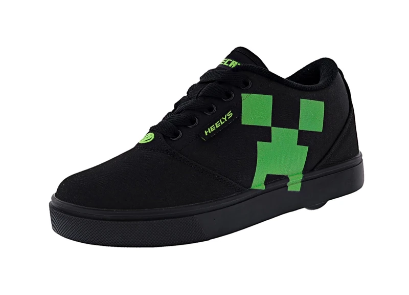 Heelys X Minecraft Pro 20 Black Black Green - Image 1