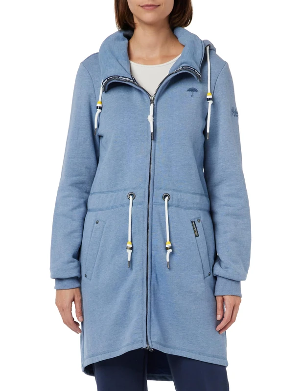 boundry Women's Sweat Jacket, Blue Blend, S