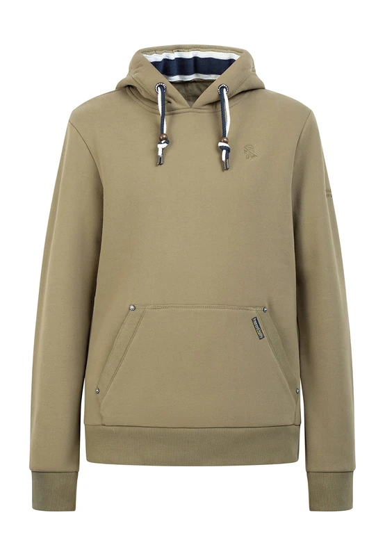 YuKa Men's Hoodie, Olive, S