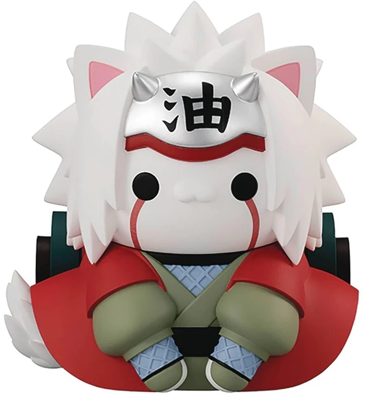 Megahouse MEGA CAT PROJECT Naruto Naruto Tomo Nyaruto! Approx. 3.9 inches (100 mm), 1. Jiraiya, PVC, Pre-painted Complete Figure