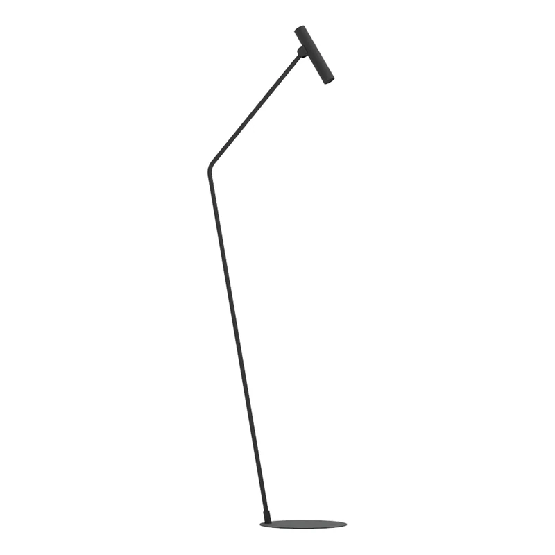 Eglo Almudaina LED Floor Lamp - Black Metal Standing Light
