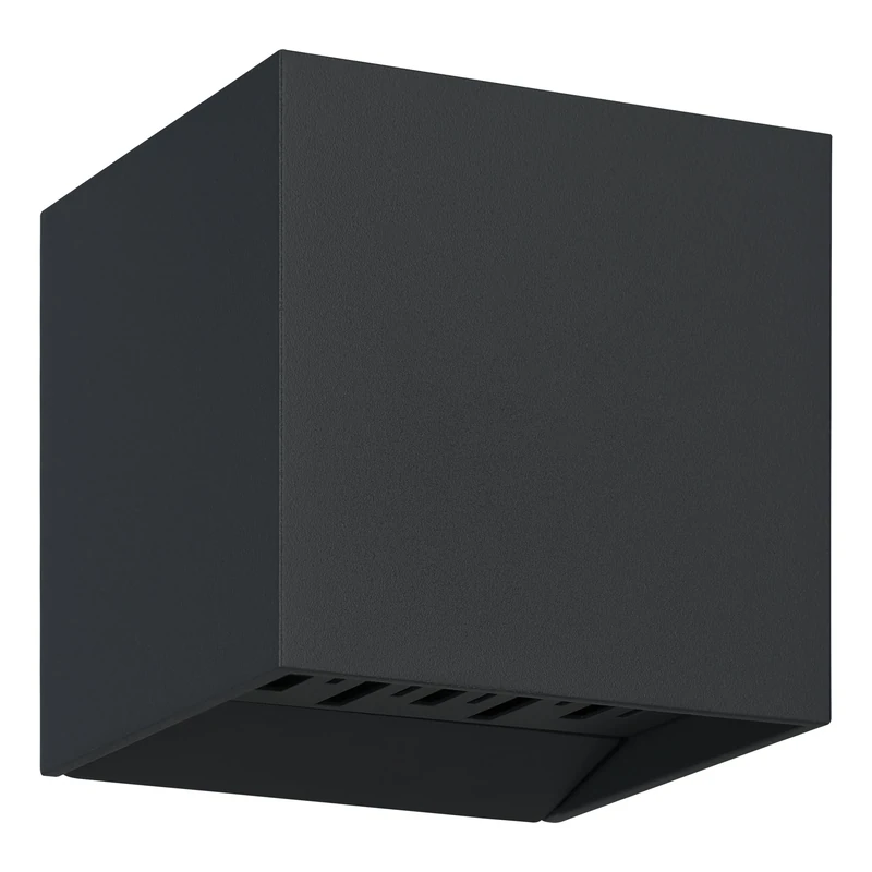 Eglo LED Outdoor Wall Light Fixture Calpino 2, External Porch Lighting, up and Down Outside Spotlight, façade lamp Made of Anthracite Metal, Warm White, IP54