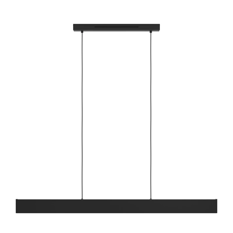 Eglo Connect.Z Smart Home LED Pendant Lighting Andreas-Z, ZigBee Ceiling Light Fitting, app and Voice Control Alexa, tunable White (Warm – Cool White), RGB, dimmable Hanging lamp, Black Metal