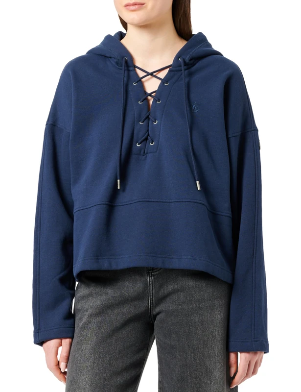 baradello Ladies Hoodie 37822090-BA01 Dark Navy XS, Dark Navy, XS - Image 1