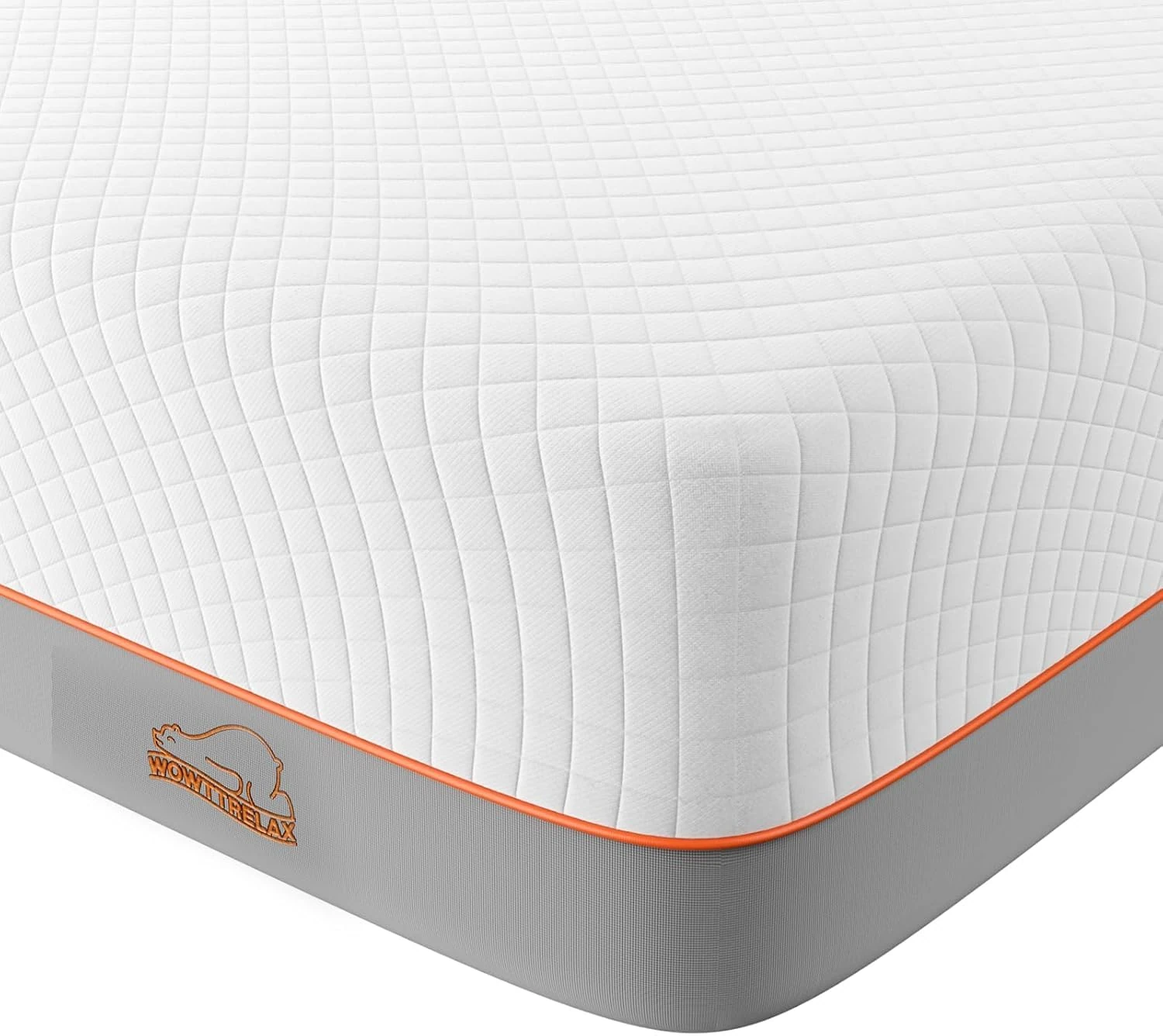 wowttrelax Memory Foam Mattress, 4FT6 Double Mattress, Medium Firm, Soft Skin-friendly Durable Fabric, Breathable Comfort Sleep, Back Pain Support (135x190x20cm)