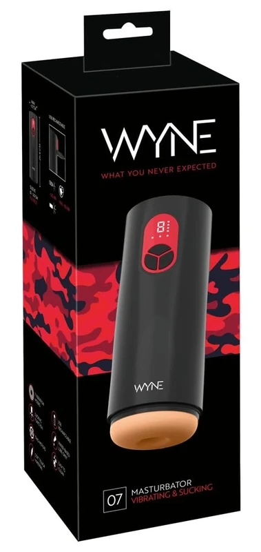 Wyne Men 07 Masturbator Black/Red 2.0 cm