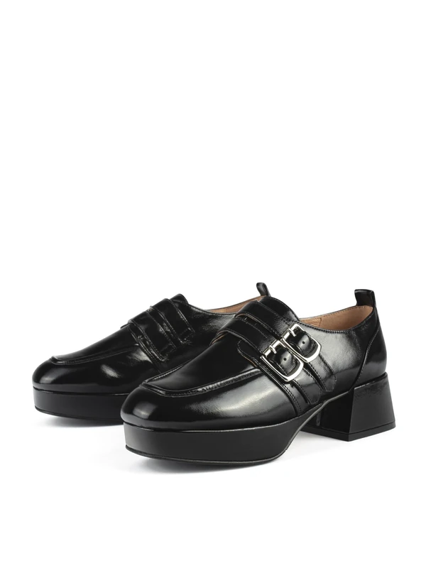 L37 HANDMADE SHOES Women's Pumps I High Heels I Natural Leather I Handmade Shoes I Unique Style I Wait A Minute, Black, 6.5 UK