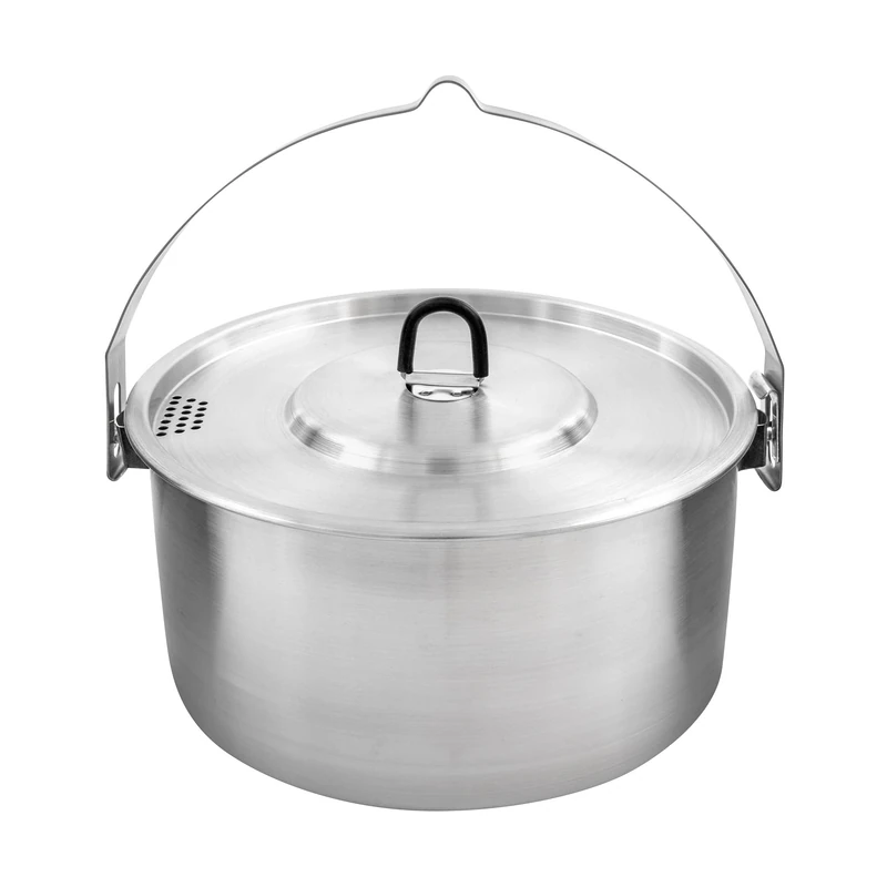 Tatonka Kettle II 2.5 L Outdoor Cooking Pot Stainless Steel with Volume Scale and Lid with Strainer Function 2.5 litres Diameter 20 x 10.5 cm