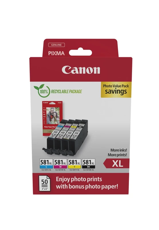 Canon Ink/CLI-581XL BK/C/M/Y PHOTO VALUE