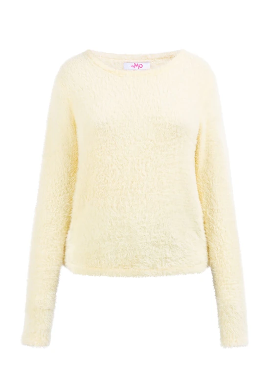 LIBBI Women's Knitted Jumper, Yellow, XL/XXL