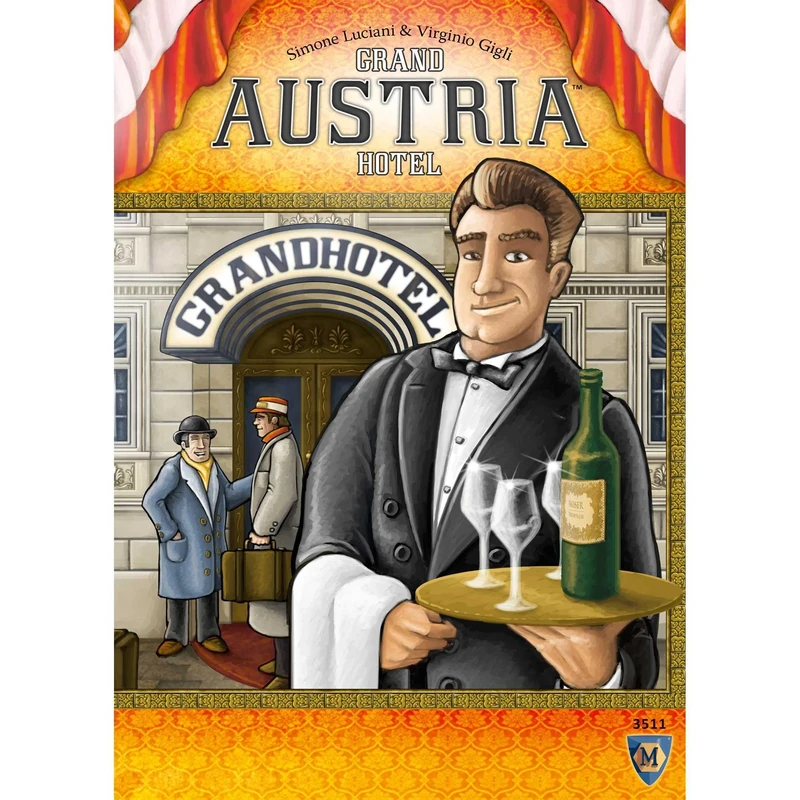Lookout Spiele | Grand Austria Hotel | Board Game | Ages 12 Plus | 2-4 Players | 90 Plus Minutes Playing Time
