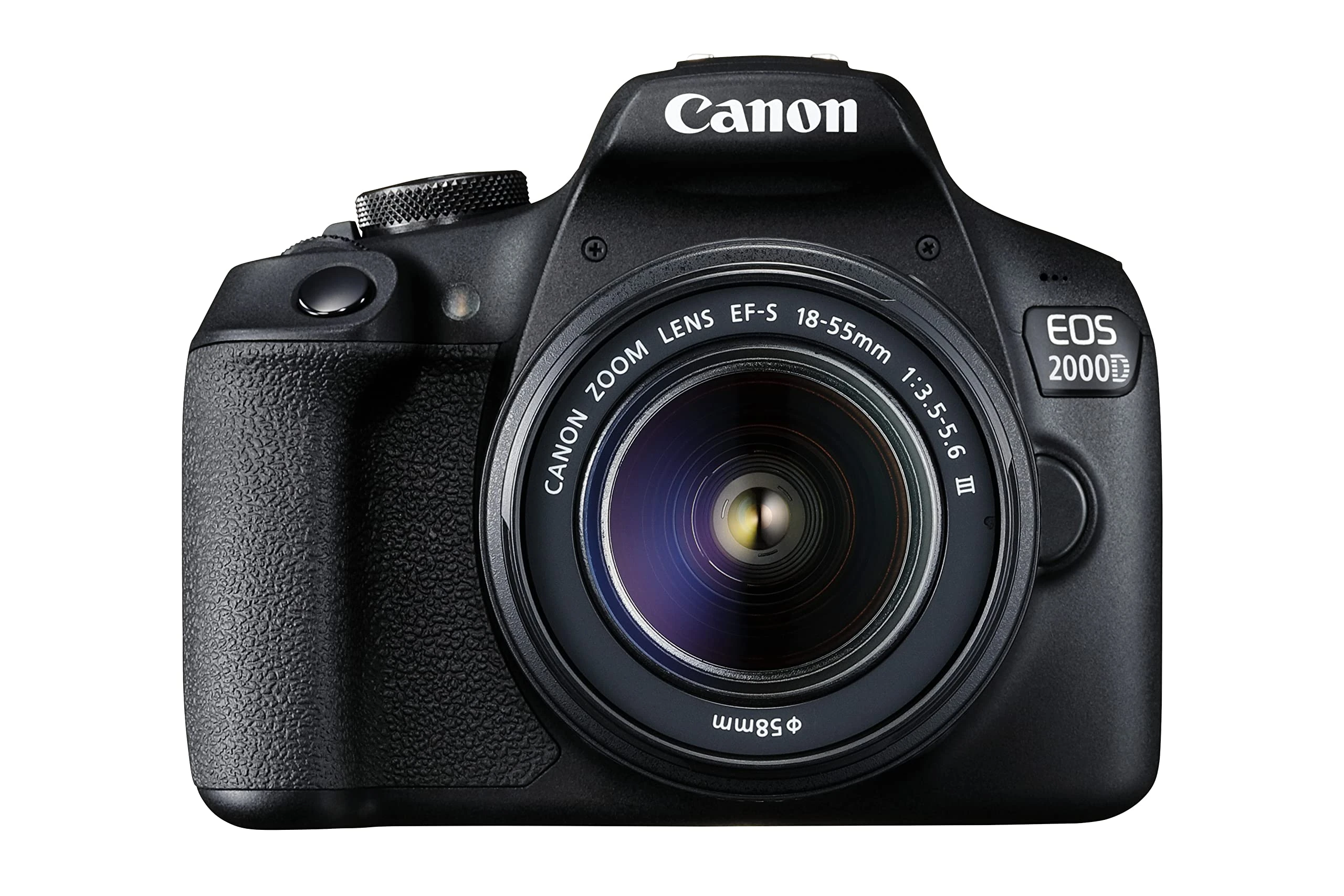 Canon EOS 2000D + EF-S 18-55mm III Lens - Easy-to-use DSLR Camera with a Versatile Lens, Ideal for Portraits and Landscapes