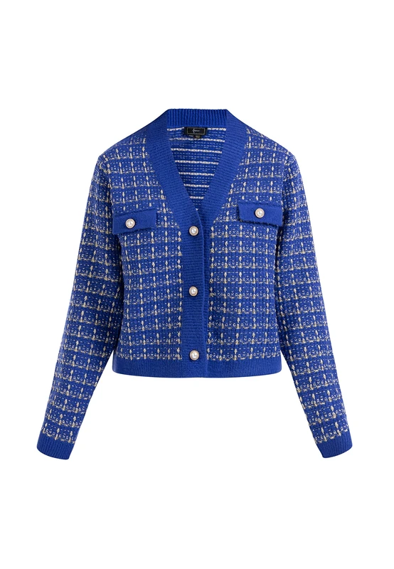 paino Women's Cardigan Sweater, darkblue, XS/S