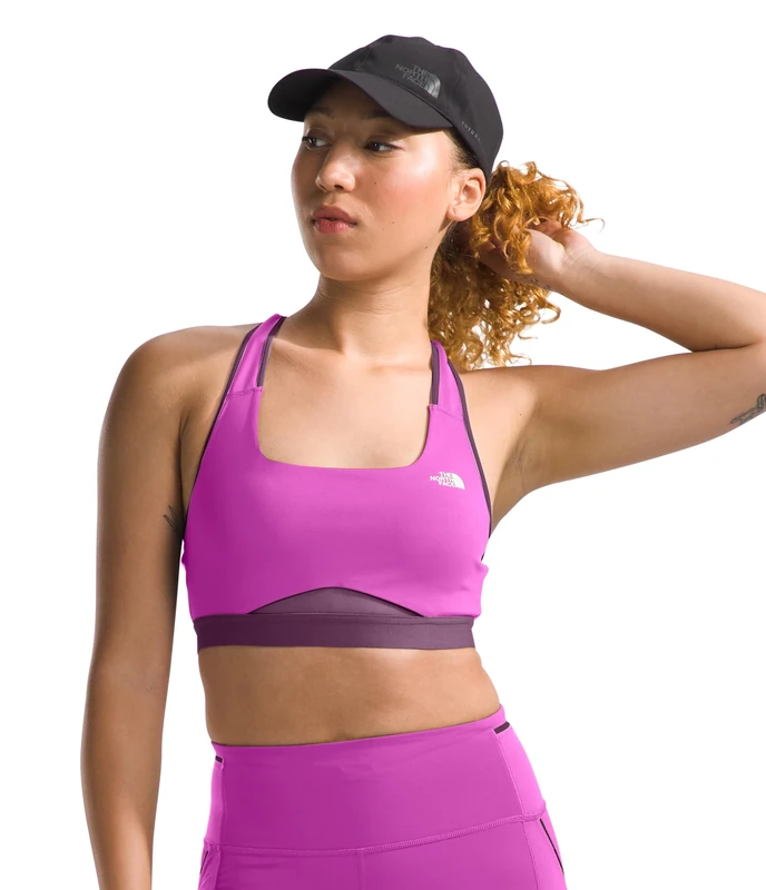 The North Face Movmynt Sports Bra Violet Crocus/Black Currant Purple XS