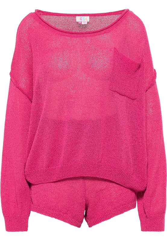SIDONA Women's Knitting Set, Pink, XL/XXL