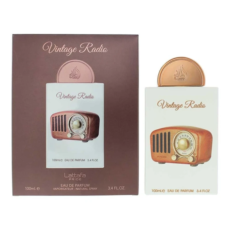 Vintage Radio by Lattafa for Unisex - 3.4 oz EDP Spray
